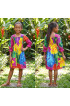 Hand Painted Rayon Kids Dress Hand Painted Rayon Kids Dress